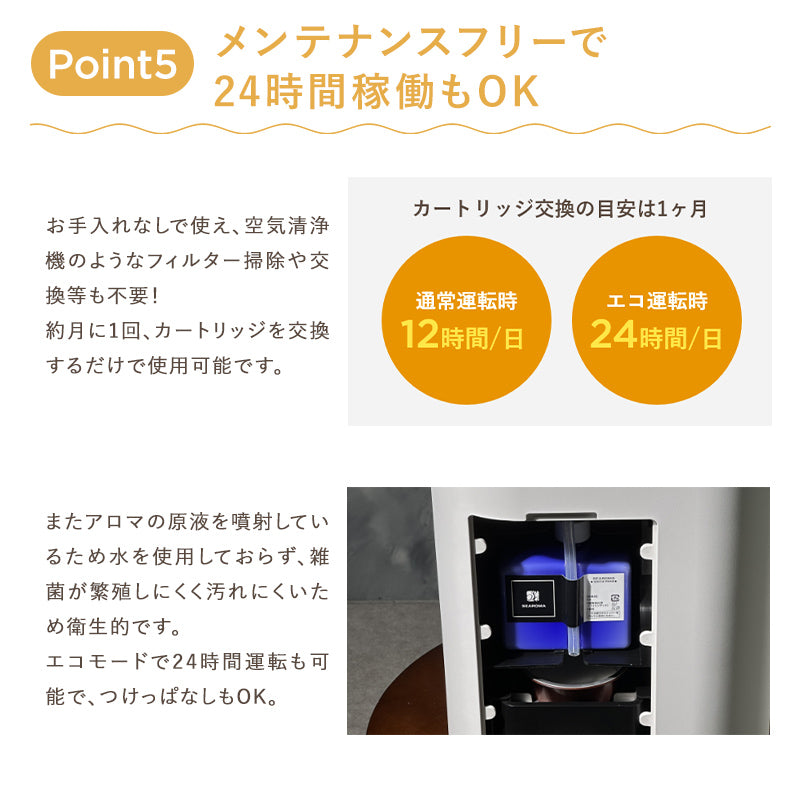 消臭抗菌アロマディフューザー シーロマ 本体